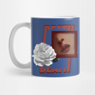 Red and White Mug